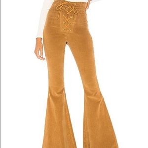 Show me your Mumu Cam Cam Corduroy Lace Up Bells